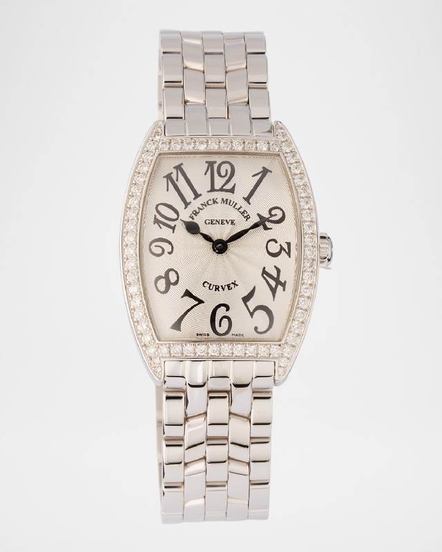 Ladies Curves Stainless Steel Diamond Watch